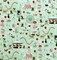 Foust Textiles Dogs at Fair on Mint Green 100% Cotton Price per Yard Novelty